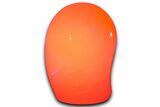 Free-Standing Polished Pink Manganoan Calcite - Fluorescent! #365834-1